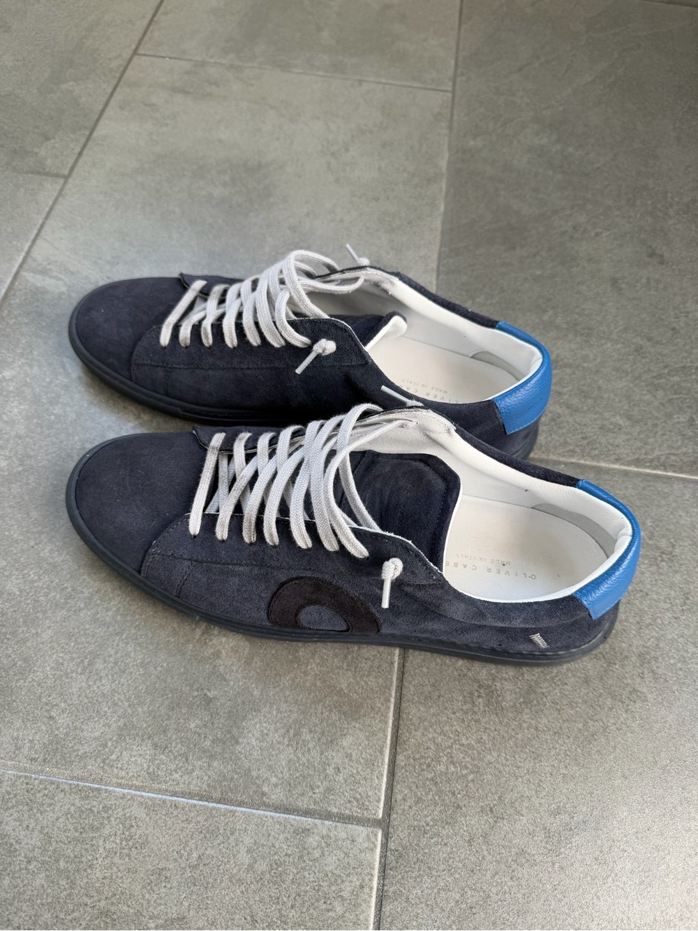 Men’s Oliver Cabell Low 1, Navy, Size 43